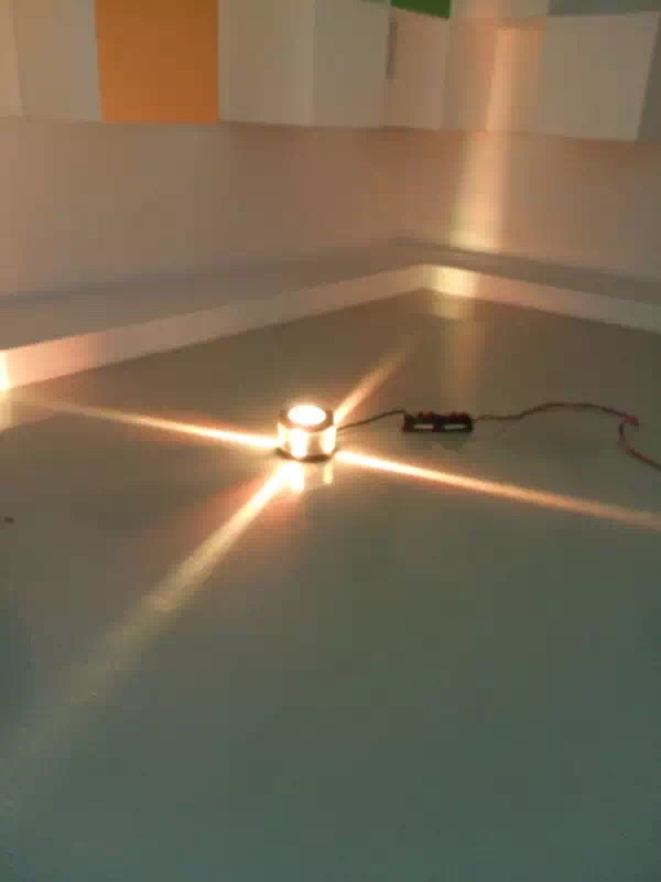 九州体育（中国）光学透镜 35*29方形透镜发光效果