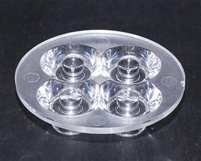 大功率led透镜,连体天花灯透镜.XJ-44-4合1光面 大功率led透镜,连体天花灯透镜.XJ-44-4合1光面